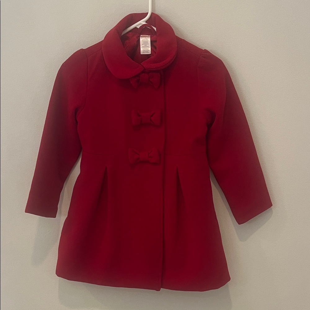 Girls bow dressy coat! Size 8 - Picture 4 of 11